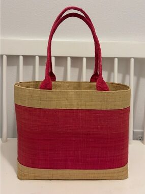 VINTAGE NATURAL FIBER TOTE